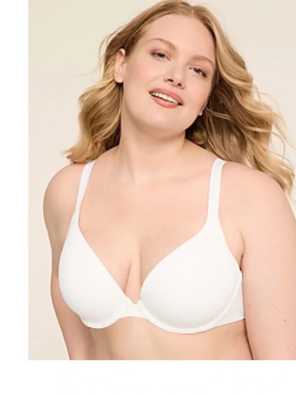Lane Bryant Bra Cotton Boost Plunge Bra- Women's Intimates